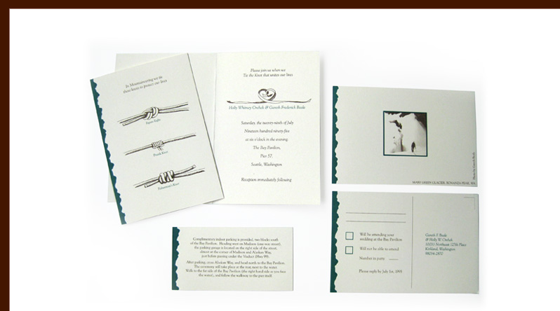 Beale Orehek wedding invitation