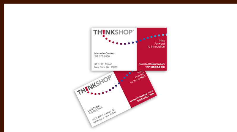 Thinkshop business cards