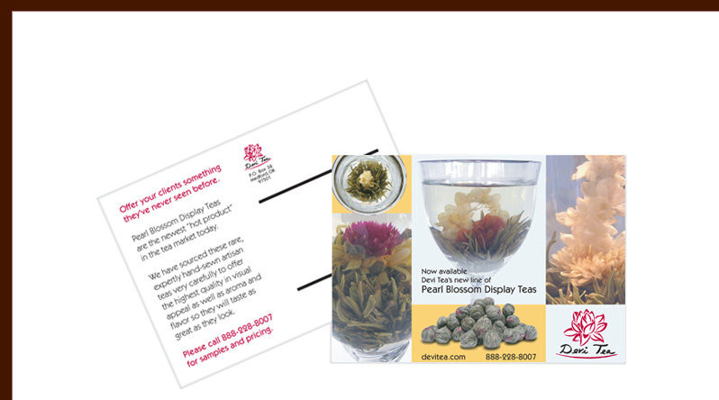 Devi Tea postcard